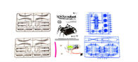 ইলেকট্রনিক স্পাইডার Arduino DOF রোবট DIY শিক্ষাগত খেলনা বাচ্চাদের জন্য Diy রোবট কিট