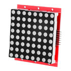 5V 74HC595 8 * 8 ডট ম্যাট্রিক্স ড্রাইভার মডিউল Arduino জন্য SPI ইন্টারফেস মডিউল