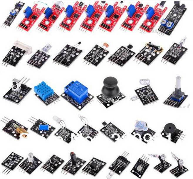 Arduino জন্য স্টার্টার কিট DIY শেখার 37 একটি বক্স 5V রিলে প্যাসিভ buzzer মধ্যে সেন্সর মডিউল