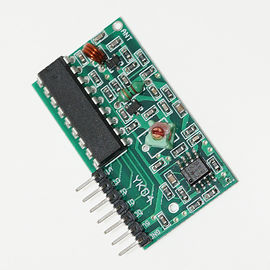 গোল্ড রঙ 4 চ্যানেল 315 MHz Arduino সেন্সর মডিউল আরএফ ওয়্যারলেস রিমোট কন্ট্রোল 58 * 38 * 13mm