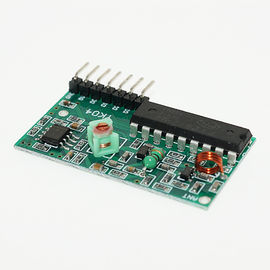 গোল্ড রঙ 4 চ্যানেল 315 MHz Arduino সেন্সর মডিউল আরএফ ওয়্যারলেস রিমোট কন্ট্রোল 58 * 38 * 13mm