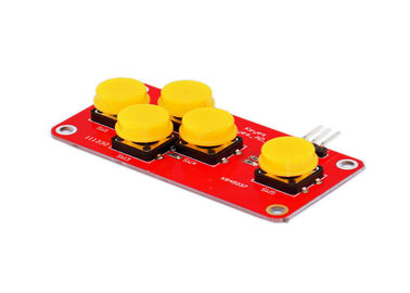 পাঁচটি বোতাম সহ PH 2.5-3P Arduino সেন্সর মডিউল বৈদ্যুতিন বিল্ডিং ব্লক