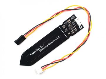 ডিসি 3.3-5.5V Capacitive মৃত্তিকা আর্দ্রতা সেন্সর জারা মাধ্যাকর্ষণ 3 পিন ইন্টারফেস সঙ্গে প্রতিরোধী
