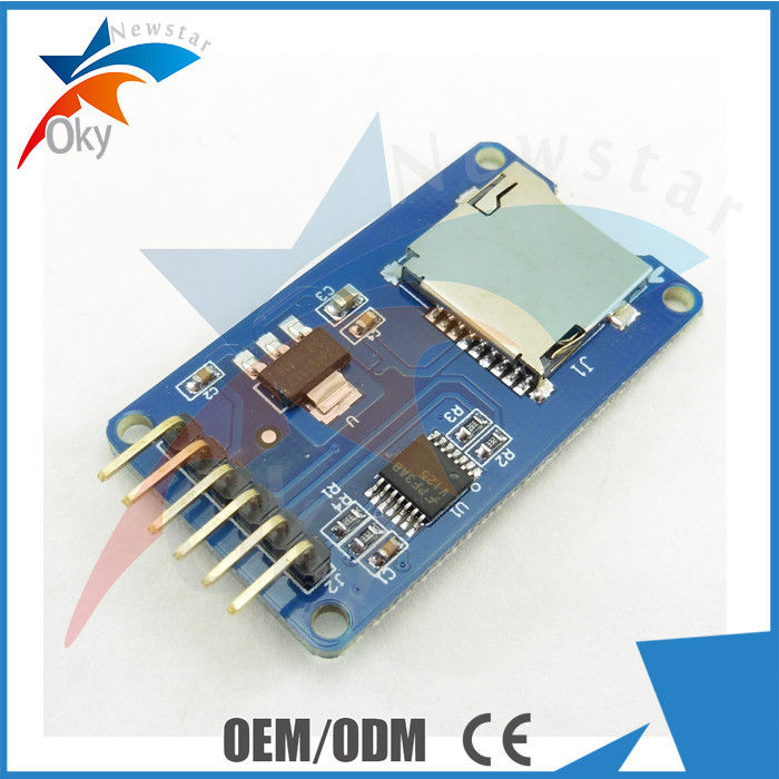 Arduino / স্লট টিএফ স্টোরেজ কার্ড সকেট রিডার জন্য মাইক্রো এসডি কার্ড মিনি টিএফ কার্ড পাঠক মডিউল